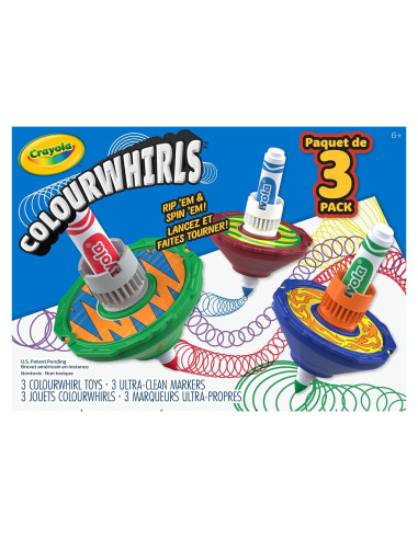 Crayola Colourwhirls 3ct - Juguete de Arte en Movimiento