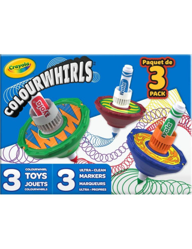 Crayola Colourwhirls 3ct - Juguete de Arte en Movimiento