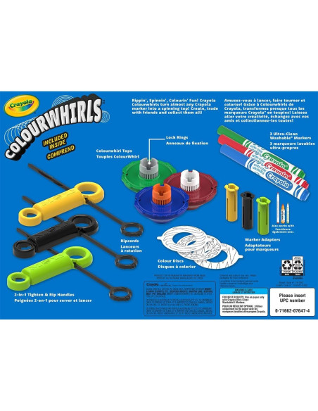 Crayola Colourwhirls 3ct - Juguete de Arte en Movimiento