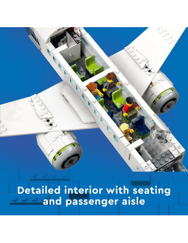 Avión de Pasajeros LEGO City 60367 - Juguete de Construcción