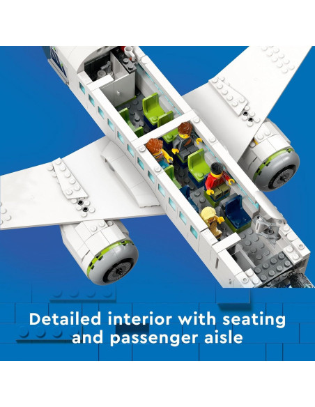 Avión de Pasajeros LEGO City 60367 - Juguete de Construcción