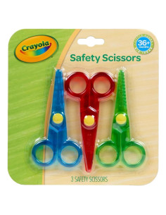 Tijeras de Seguridad Crayola 3 Piezas para Niños