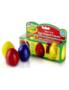 Crayola Mis Primeros Crayones Huevo 3 Piezas Lavables