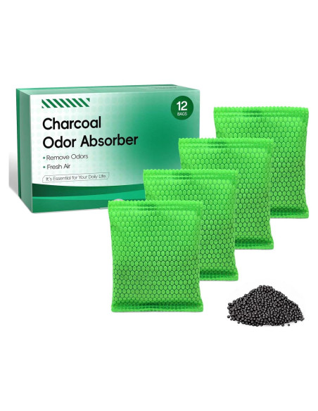 Bolsas de Carbón Activado Aoktech - 12 Piezas 55g - Purificadoras de Aire