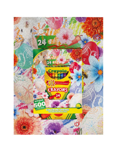 Rompecabezas 500 Piezas Springbok Coloréame Primavera