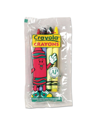 Crayola Paquete de 4 Crayones Clásicos Colores Vivos