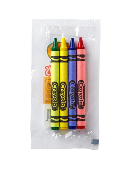 Crayola Paquete de 4 Crayones Clásicos Colores Vivos
