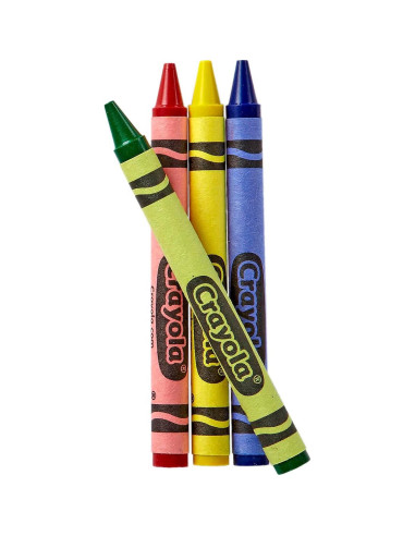 Crayola Paquete de 4 Crayones Clásicos Colores Vivos