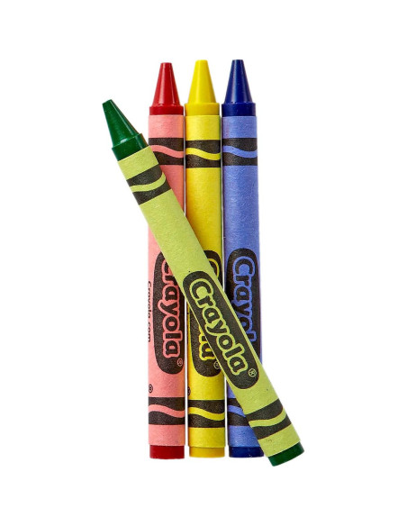Crayola Paquete de 4 Crayones Clásicos Colores Vivos