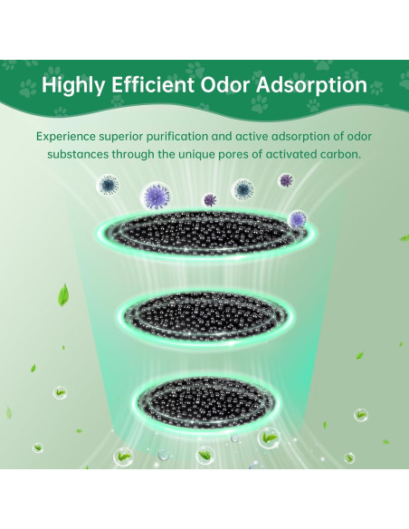 Bolsas de Carbón Activado Aoktech - 12 Piezas 55g - Purificadoras de Aire
