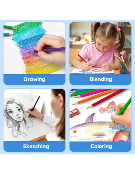 240 Lápices de Color Aigybobo para Aula - 12 Colores