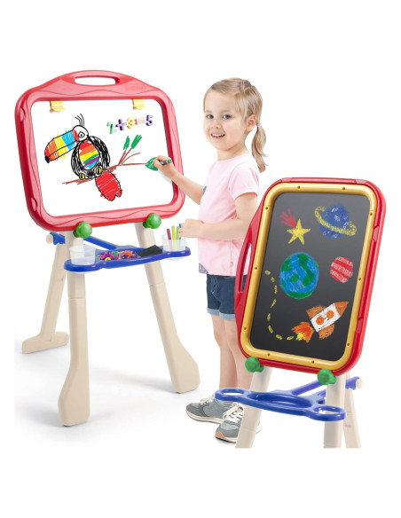 Caballete Tripode Crayola 4-en-1 Ajustable con Accesorios