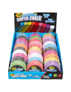 Tiza Super Lavable Crayola para Exterior - 30 Colores