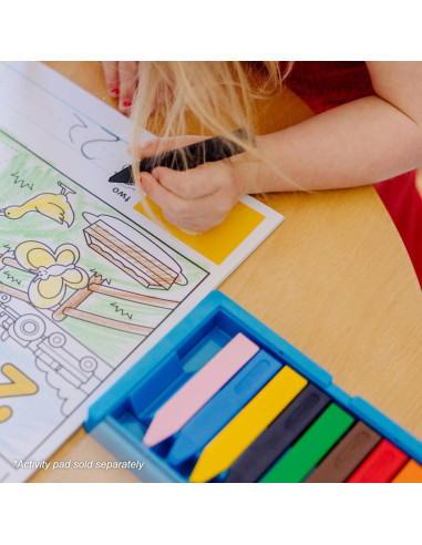 Crayones Triangulares Melissa & Doug - Paquete de 10 Colores