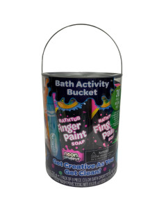 Cubeta de Actividad de Baño Crayola Set Neón 30 Piezas 2