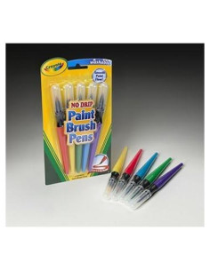 Plumas de Pincel Lavables Crayola 10 Unidades No Tóxicas