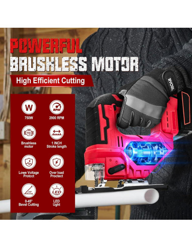 Sierra de calar inalámbrica Milwaukee 18V sin escobillas