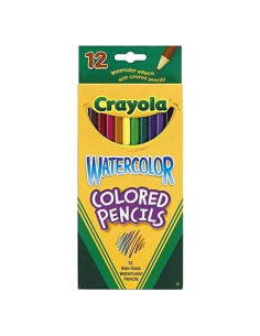 Lápices de Acuarela Crayola 12 Colores para Niños