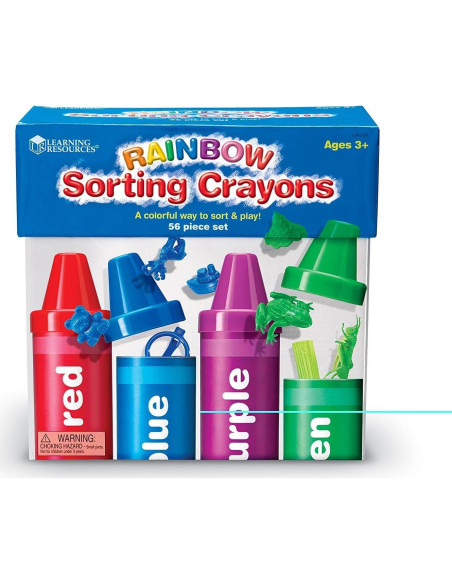 Crayones de Clasificación Arcoíris Learning Resources 56 Piezas