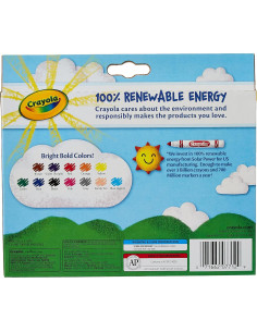 Marcadores Clásicos Crayola 12 Colores No Lavables Anchos 2