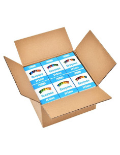 Crayones Rarlan 720 unidades en 30 paquetes de 24 colores