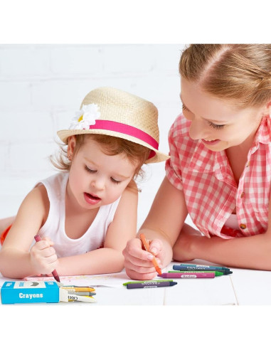 Crayones Rarlan 720 unidades en 30 paquetes de 24 colores