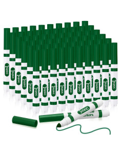 Marcadores Lavables Verdes Janlaugh 60 Pcs Punta Cónica