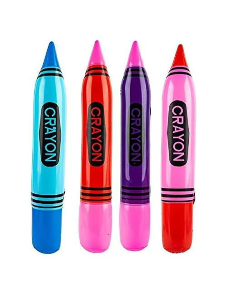 Crayón Inflable 61 cm Novelties de Rhode Island - 12 Pzs