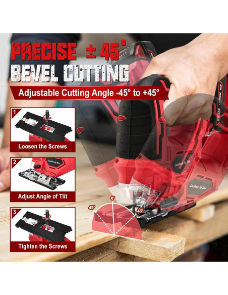 Sierra de calar inalámbrica Milwaukee 18V sin escobillas