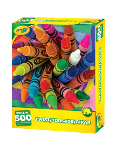 Rompecabezas Springbok Crayola Twist 500 Piezas Ecológico