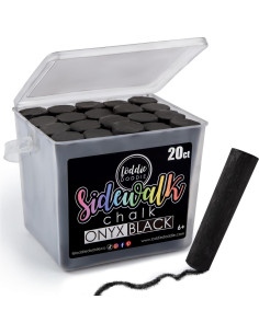 Balde Reutilizable Loddie Doddie con 20 Tizas Jumbo Negras 2