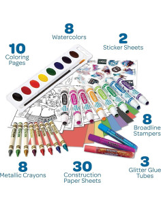 Estuche de Arte Crayola Frozen 2 - 71 Piezas para Colorear 2