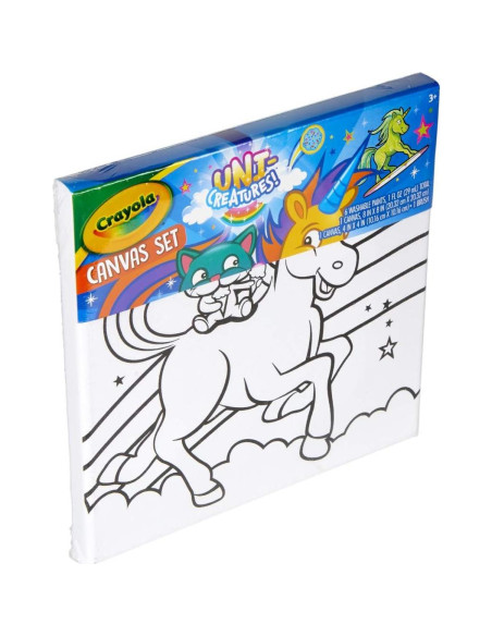 Juego de Pintura Unicornio Crayola 2 Lienzos 6 Pinturas Juego de Pintura Unicornio Crayola 2 Lienzos 6 Pinturas