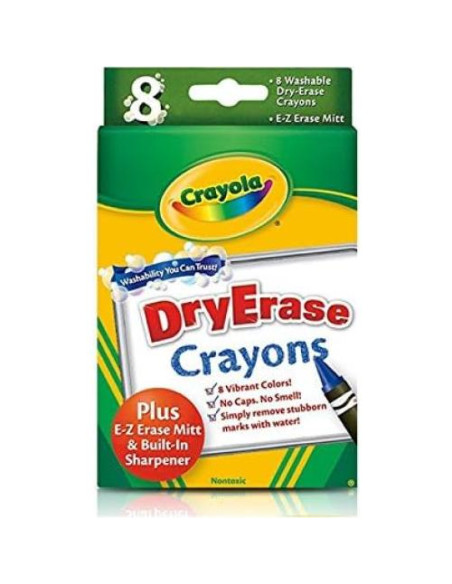 Paquete de 3 Crayones de Borrado en Seco Crayola 24 Colores