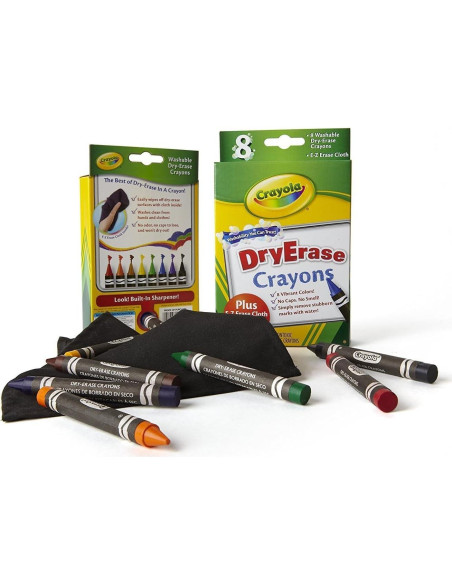 Paquete de 3 Crayones de Borrado en Seco Crayola 24 Colores