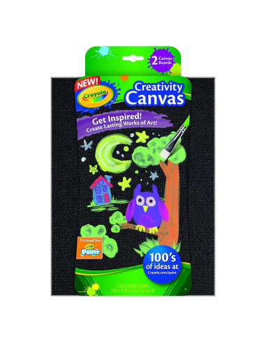 Conjuntos de Lienzos de Pintura Crayola 2 Piezas 22x28 cm