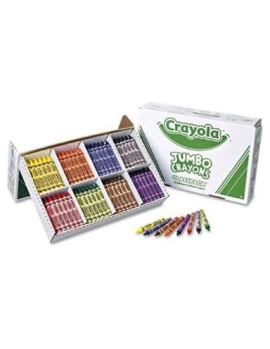 Paquete Jumbo de Crayones Crayola 200 Piezas 8 Colores
