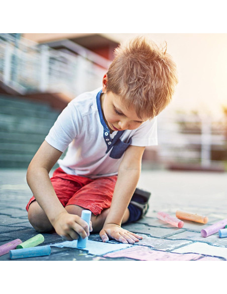 Tiza de Acera Feela 168 Piezas Jumbo 14 Colores