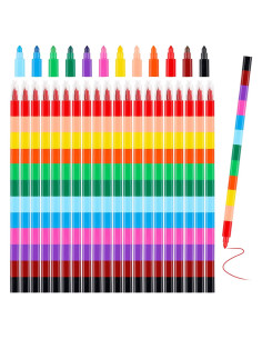 Crayones Apilables Hxezoc 20 Piezas Multicolor para Niños