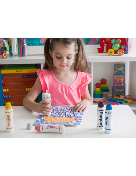 Marcadores Do A Dot Art! 5 Colores Brillantes Lavables
