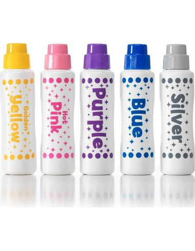 Marcadores Do A Dot Art! 5 Colores Brillantes Lavables