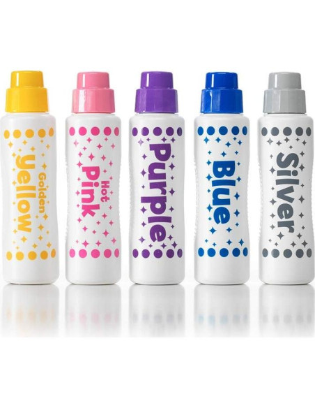 Marcadores Do A Dot Art! 5 Colores Brillantes Lavables