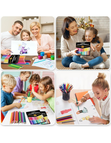 Set de 48 Lápices de Colores V-Opitos Pre-afilados