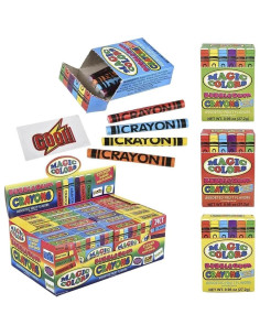 Crayones de Chicle Magic Colors 24 Piezas Surtidos 2