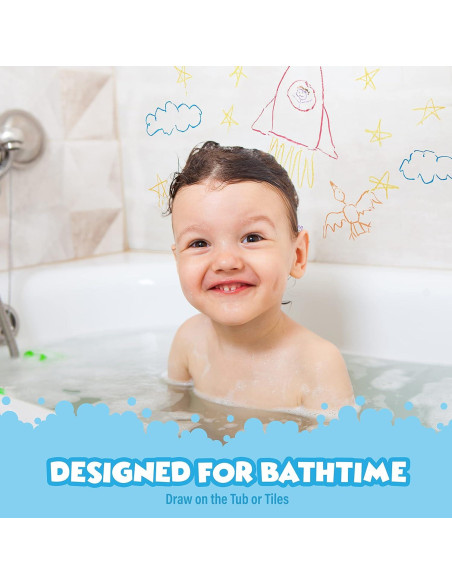 Crayones de Baño Tub Works 24 Colores No Tóxicos