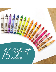 Crayones Jumbo Las Grandes Ofertas 16 Colores Asortidos 2