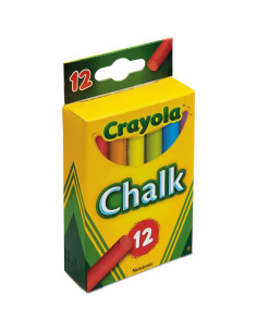 Tiza Crayola 510816 12 Palos Colores Asortidos 2