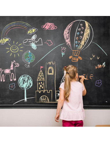 Juego de 24 tizas lavables Joyin para arte al aire libre