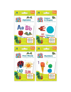 Juego de Tarjetas Didácticas Preescolar - 16 Paquetes ABC 2