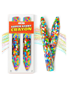 Crayones Gigantes Multicolor Rokt&razo 2PC 20,32 cm